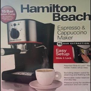 New Cappuccino and espresso maker